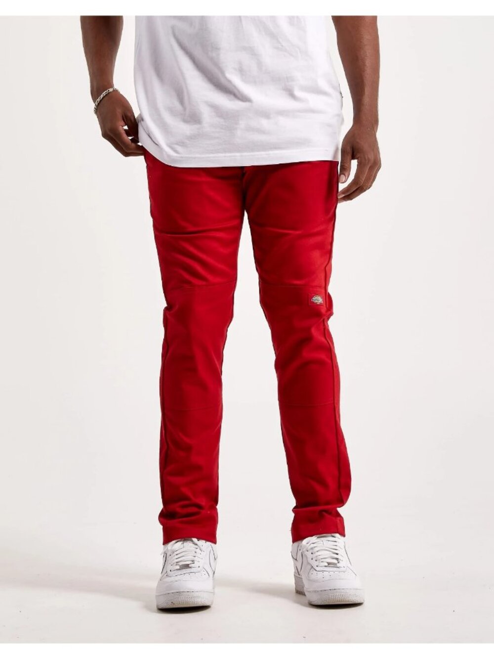 Dickies Flex Double Knee Work Pants Skinny Fit Red Men's Size 29 x 32 - New